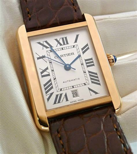 cartier mens watch fake|replica cartier tank watch for men.